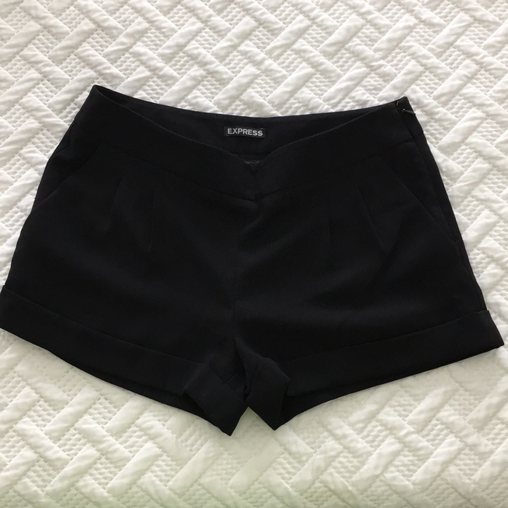 express dress shorts Editor Mid Rise Tailored Shorts